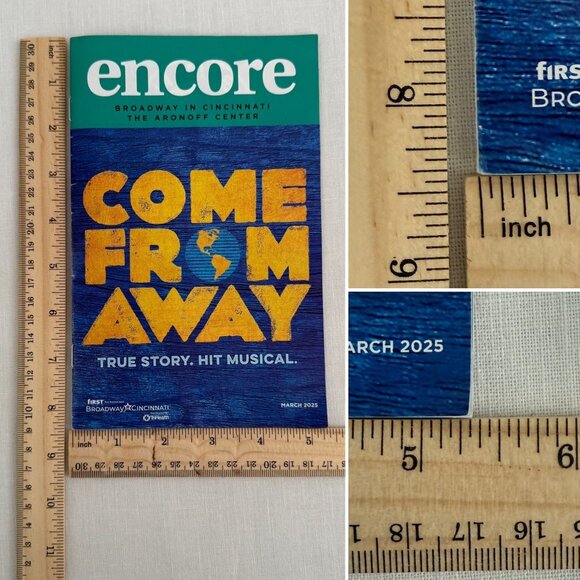Come From Away Encore Program Aronoff Center Cincinnati Mar 2025 Broadway Tour - Picture 7 of 12
